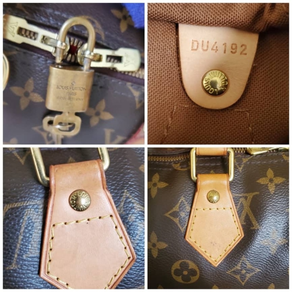 LOUIS VUITTON Monogram Bandouliere Speedy 35 Bag - Picture 2 of 14
